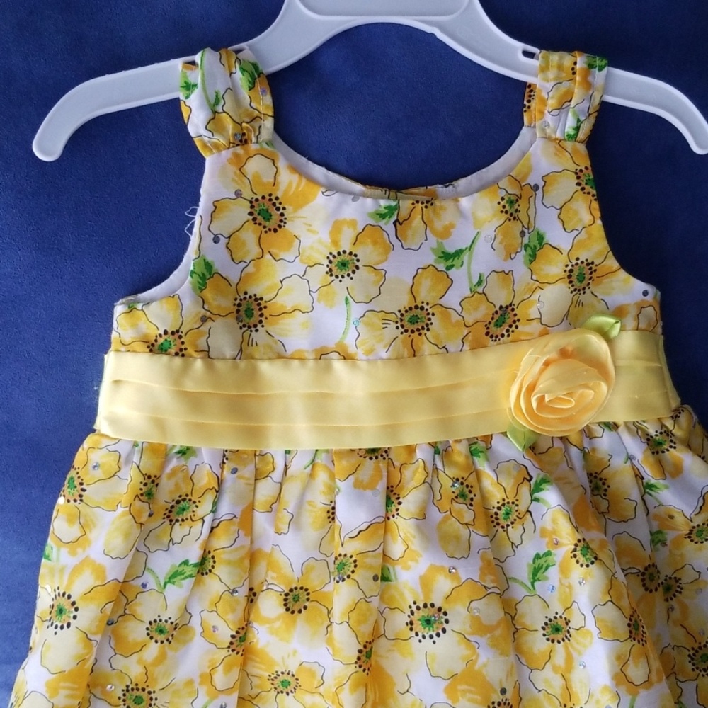 Youngland Yellow Baby Dress